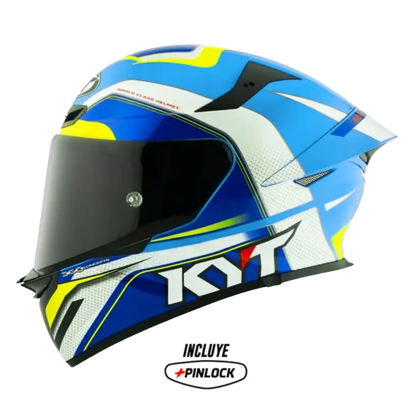 CASCO KYT TITANIO REVO GRAND PRIX BLANCO AZ