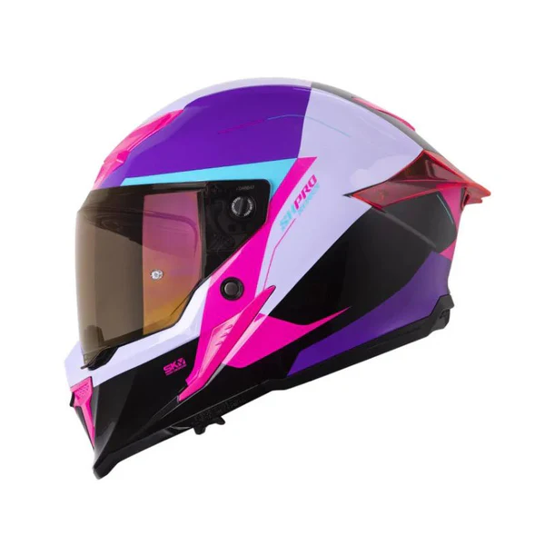 CASCO SHAFT PRO 615DV CR-XX MORADO CLARO FUCSIA BRILLANTE