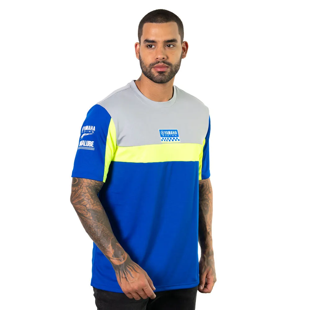 CAMISETA YAMAHA RACING MAS AZ GRIS
