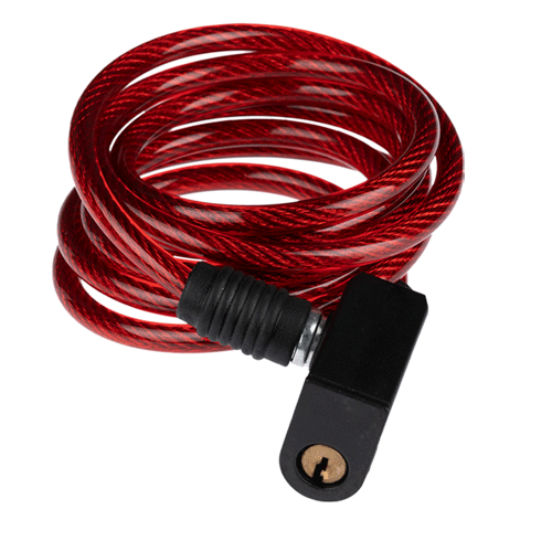 GUAYA GW CANDADO CABLE ESPIRAL LLAVE 6X1500MM RJ