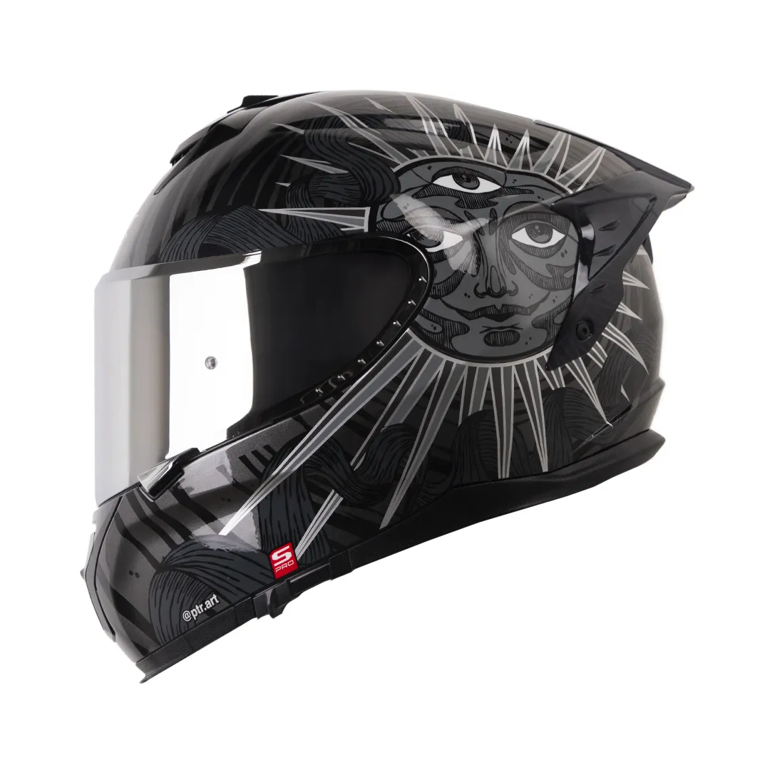 CASCO SHAFT PRO 615DV WEREWOLF NEGRO FUCSIA BRILLANTE