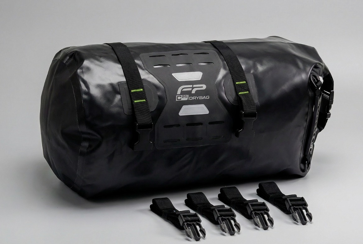 MALETA FIREPARTS DRYBAG IMPERMEABLE  C15 C3 NEGRO