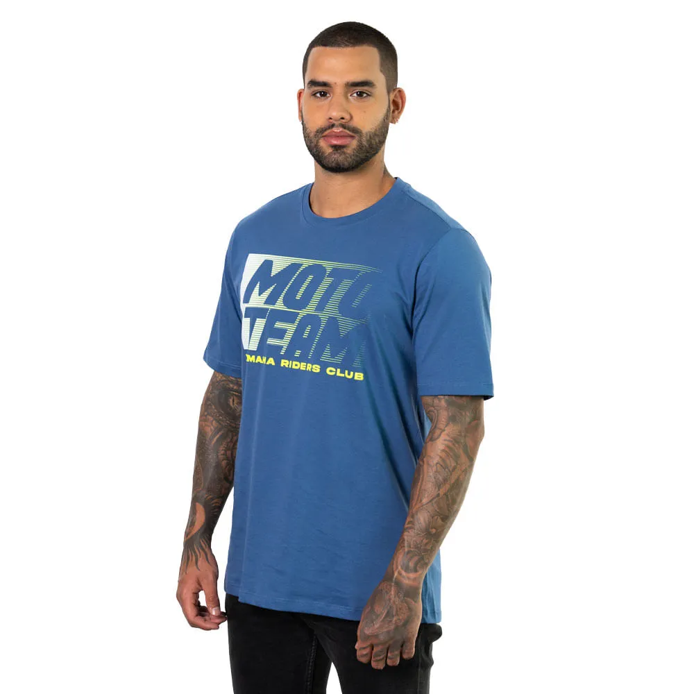 CAMISETA YAMAHA MOTO TEAM MAS AZ