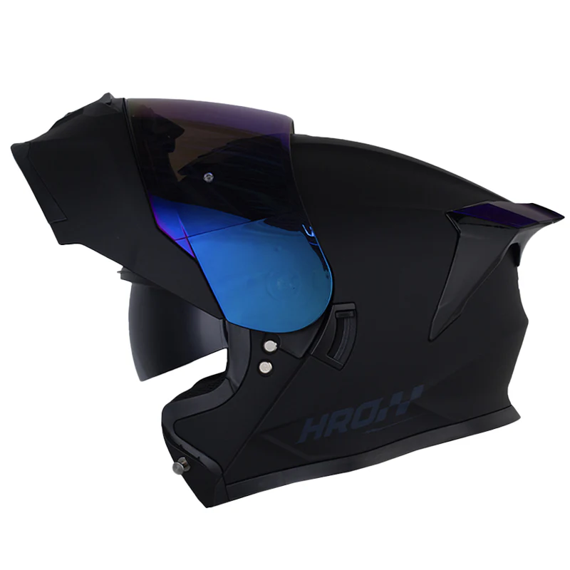 CASCO HRO 3460DV SOLID NEGRO AZUL OSCURO MATE