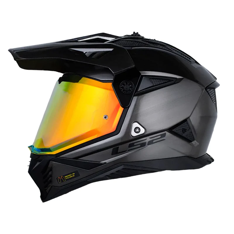 CASCO LS2 MX702 JEANS TITANIO BRILLANTE