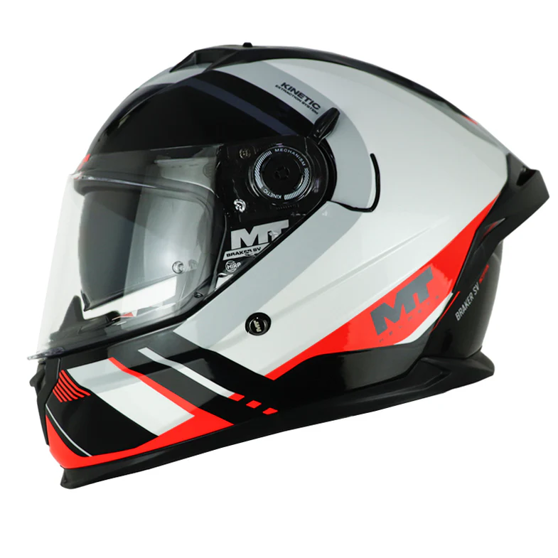 CASCO MT BRAKER SV INCEPTION B5 NEGRO BLANCO NARANJA BRILLANTE
