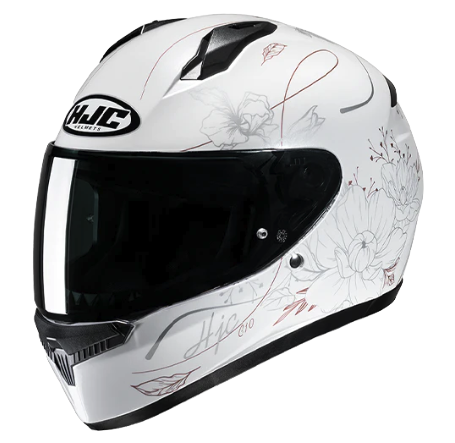 CASCO HJC C10 EPIK MC8 BLANCO ROSADO BRILLANTE