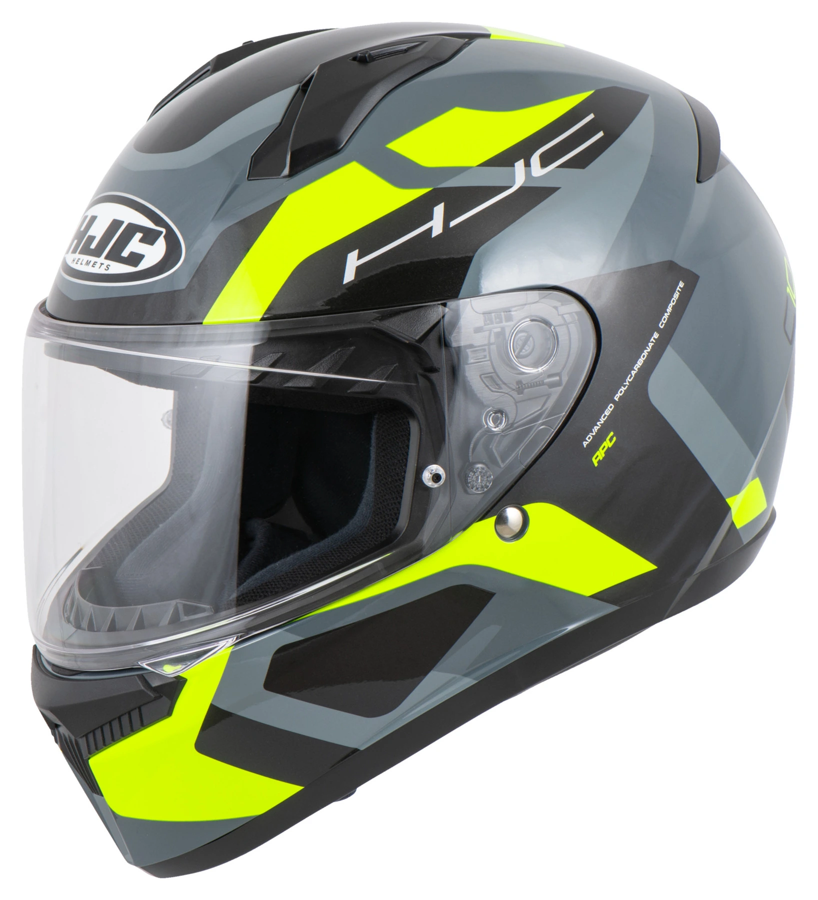 CASCO HJC C10 TINS MC3H NEGRO AMARILLO NEON BRILLANTE