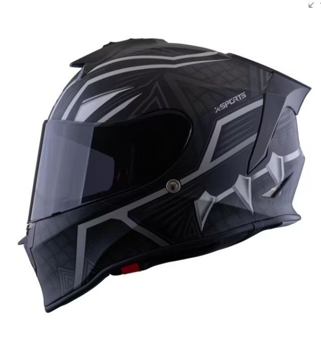 CASCO X-SPORTS V151 BLACK PANTHER NEGRO MATE