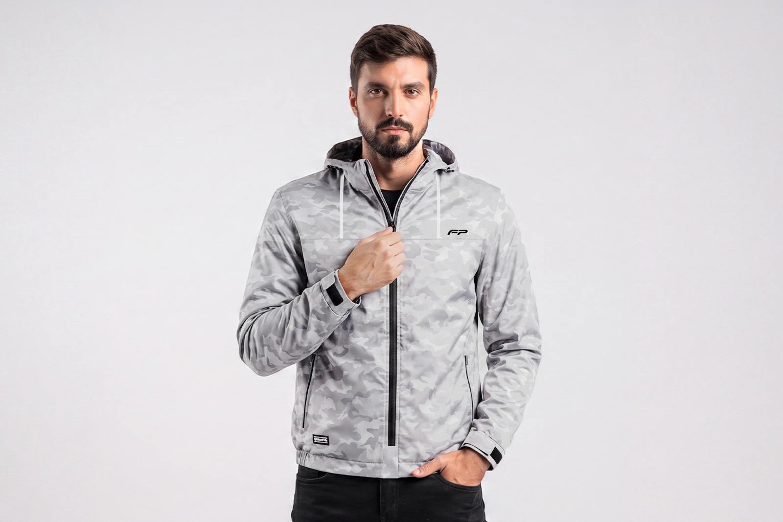 CHAQUETA FIREPARTS REFLECTIVA THUNDER BLANCO
