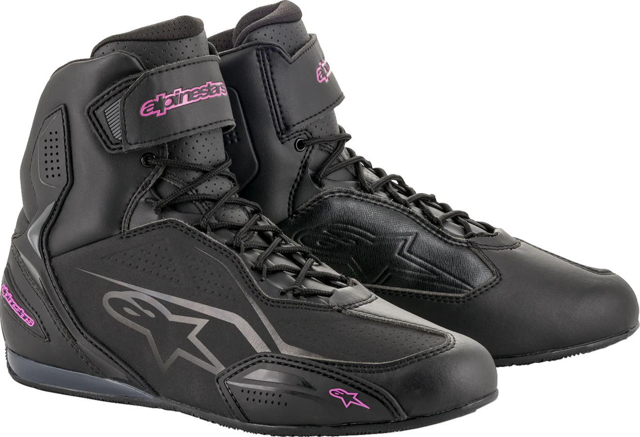 BOTA ALPINESTARS FAST 3 NEGRO GRIS ROSA