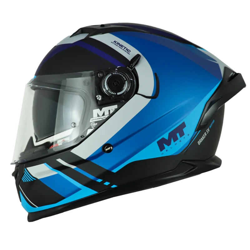 CASCO MT BRAKER SV INCEPTION B7 AZUL NEGRO BRILLANTE