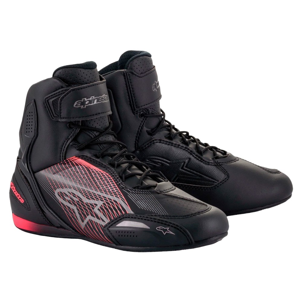 BOTA ALPINESTARS FAST 3 NEGRO GRIS ROSA