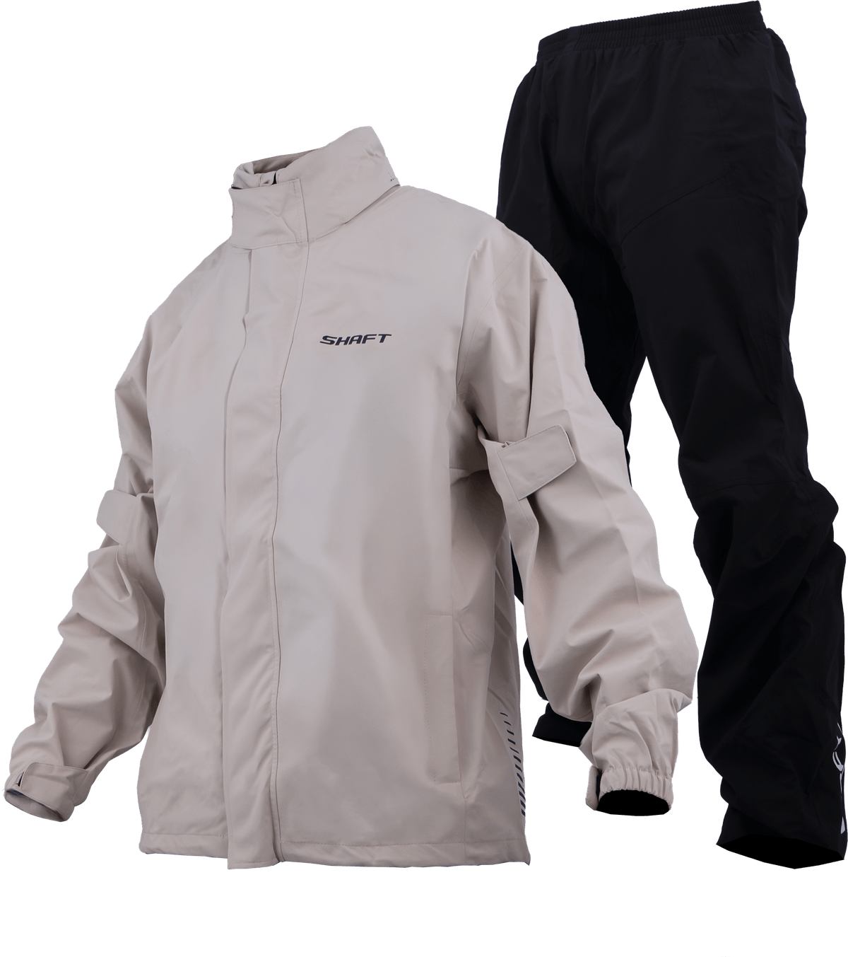 IMPERMEABLE SHAFT COMMANDER BEIGE NEGRO