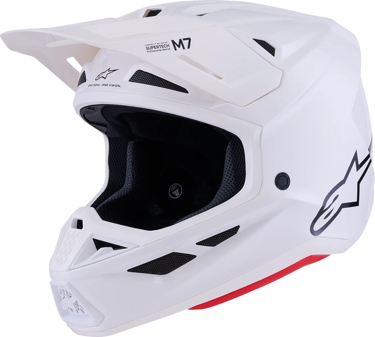 CASCO ALPINESTARS S-M7 SOLID BLANCO BRILLANTE