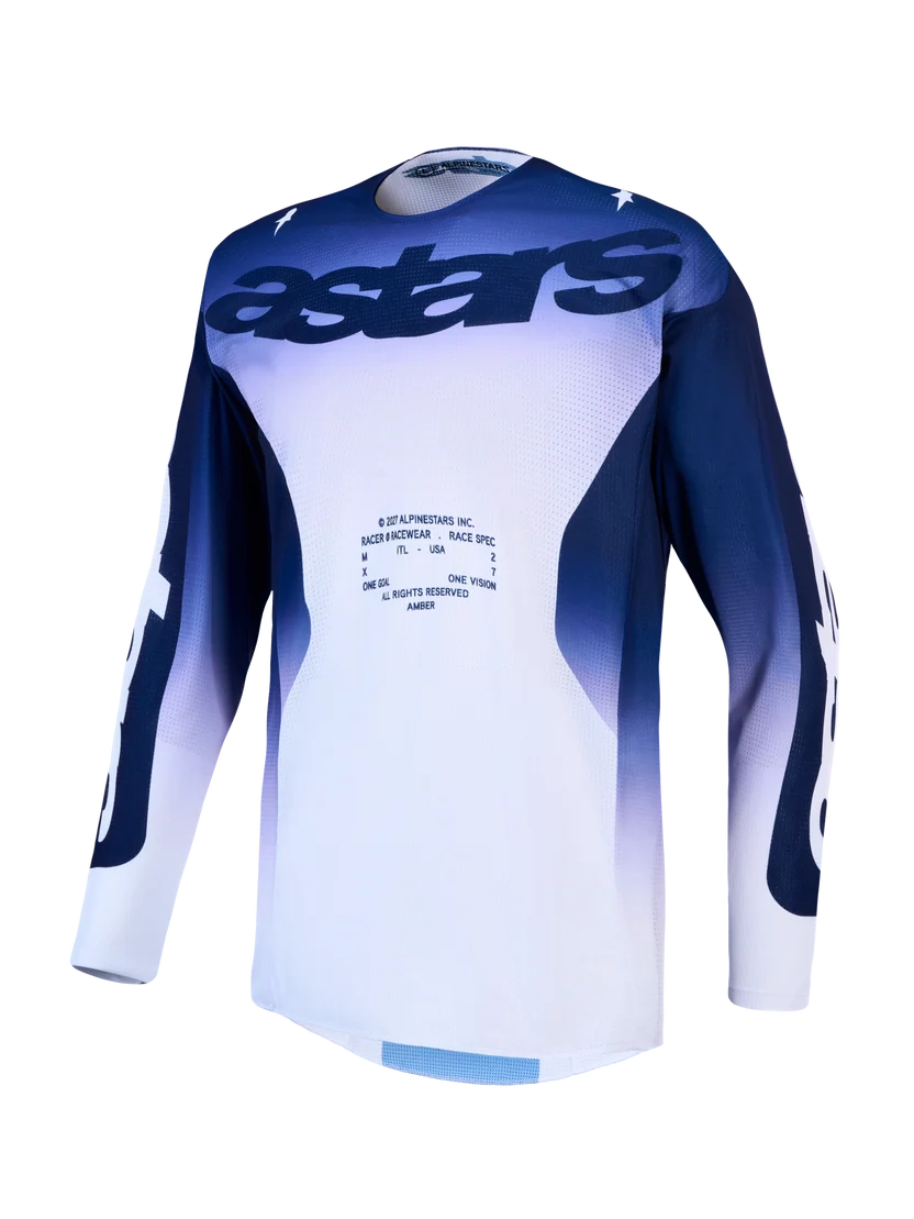 JERSEY ALPINESTARS RACER AIR AMBER AZUL BLANCO