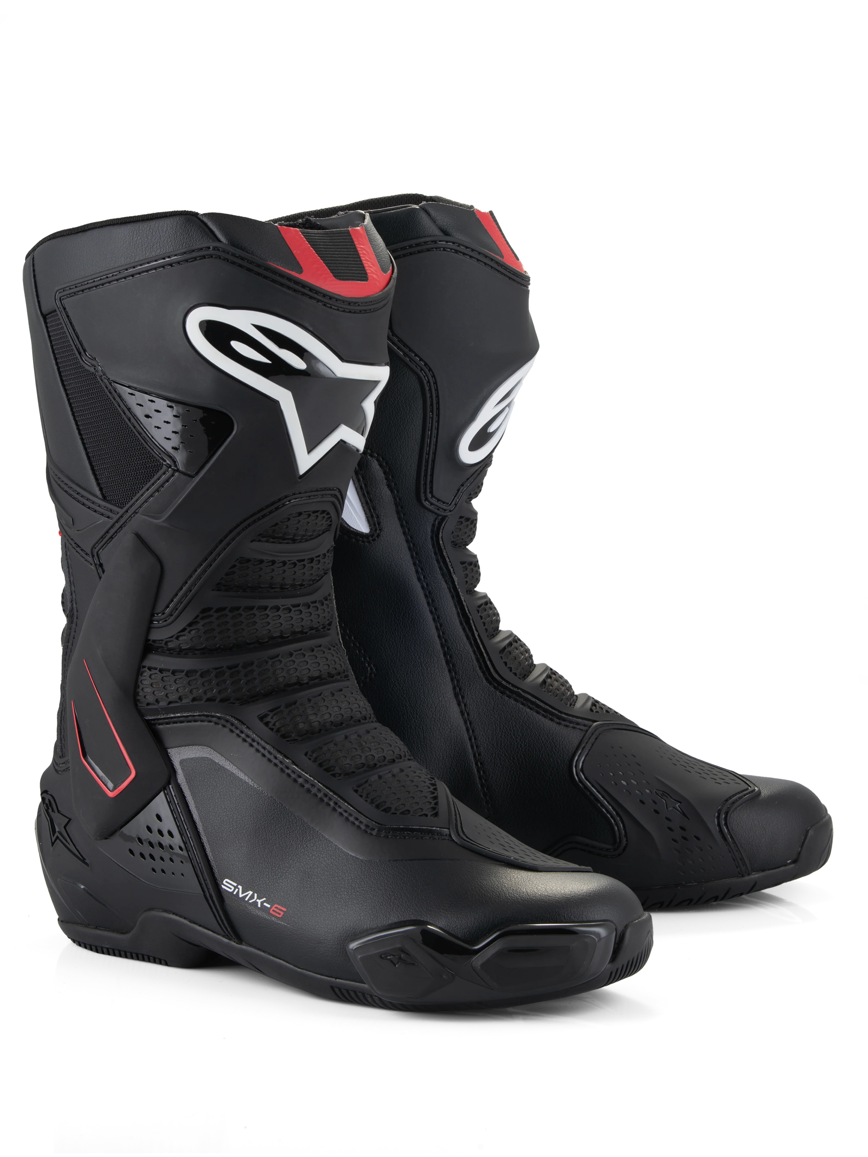 BOTA ALPINESTARS SMX-6 V3 NEGRO BLANCO ROJO